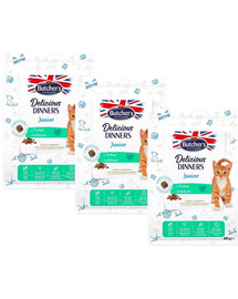 BUTCHER'S Functional Cat Kitten dla kociąt z indykiem 3x800 g