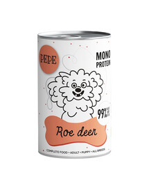 PEPE Roe Deer 99% (sarna) 800 g monoproteinowa karma