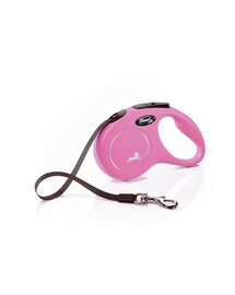 Smycz New Classic S Taśma 5 m do 15 kg