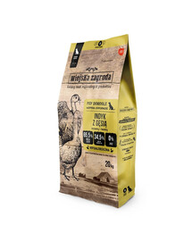 WIEJSKA ZAGRODA Trockenfutter Pute mit Gans für adulte Hunde M getreidefrei 20 kg