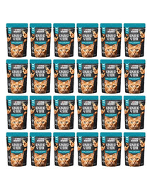 PAN MIĘSKO Nassfutter Pute mit Thunfisch Stücke in Soße für Katzen getreidefrei 24x85 g