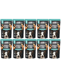 PAN MIĘSKO Nassfutter mit Schweinefleisch und Wildschwein in Soße für adulte Hunde getreidefrei 10x150 g