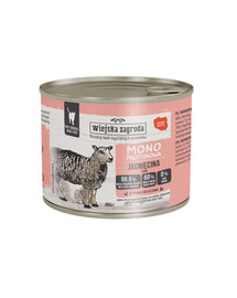 WIEJSKA ZAGRODA Nassfutter Lamm Monoprotein für adulte Katzen getreidefrei 200 g