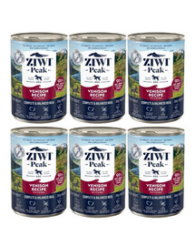 ZIWIPEAK Dog Venison Dziczyzna 6x390 g