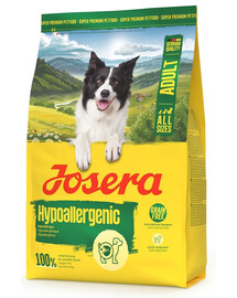 JOSERA Hypoallergenic Adult 3kg bezzbożowa karma dla wrażliwych psów z owadami