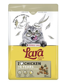 VERSELE-LAGA Lara Senior Chicken Futter mit Huhn für ältere Katzen 1,9 kg