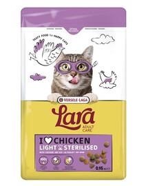 VERSELE-LAGA Lara Adult Light Sterilized Futter für sterilisierten Katzen 900g