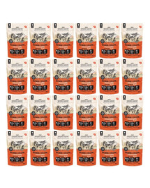 WIEJSKA ZAGRODA Superfoods Nassfutter Rindfleisch mit Kalbfleisch und Katzenminze für adulte Katzen getreidefrei 24x100 g