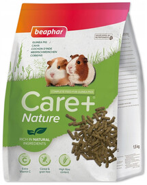 BEAPHAR Care+ Nature Guinea Pig getreidefreies Futter für Meerschweinchen 1,5 kg