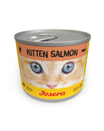 JOSERA Nassfutter mit Lachs für Kätzchen 6 x 200g