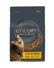 ENCORE Cat getreidefreies Trockenfutter mit Huhn für Katzen 800g