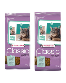 VERSELE-LAGA Classic variety Trockenfutter für Katzen alle Lebensphasen 20 kg (2 x 10 kg)