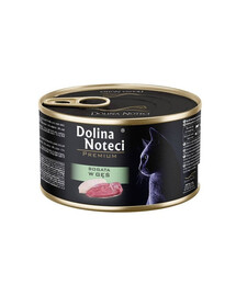 Premium Bogata w gęś mokra karma dla kota 185 g