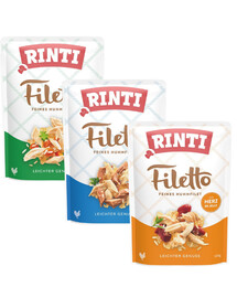RINTI Filetto in Jelly Mix smaków z kurczakiem w galaretce 24x100 g