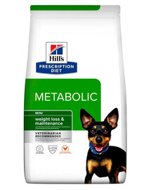 Prescription Diet Metabolic Mini Weight loss and Maintenance 1 kg dla psów ras miniaturowych z nadwagą