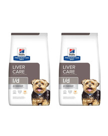 HILL'S Prescription Diet Canine l/d Liver Care für Hunde mit Leberproblemen 20 kg  (2x10 kg)