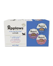 APPLAWS Cat Multipack Fisch Selection 60 g x 8
