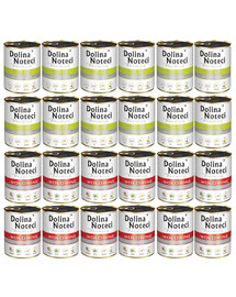 DOLINA NOTECI Mix smaków Premium Bogata w wołowinę i gęś z ziemniakami 24x800 g