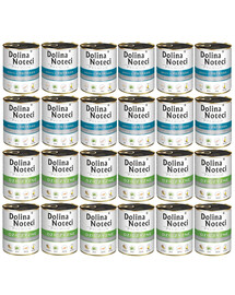 DOLINA NOTECI Mix smaków Premium Bogata w pstrąga i dziczyznę 24x800g