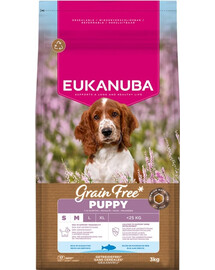 Grain Free Puppy Small Medium Ocean Fish 3 kg bezzbóżowa karma dla szczeniąt małych i średnich ras z rybą