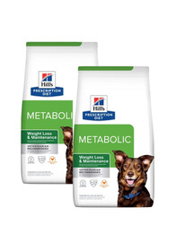 HILL'S Prescription Diet Canine Metabolic für übergewichtige Hunde 24 kg (2x12 kg)