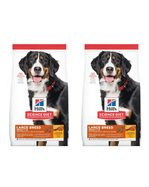 HILL'S Science Plan Adult Dog Large Dry Chicken Huhn, große Hunderassen 28 kg (2x14 kg)