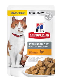 HILL'S Science Plan Feline Sterilised Cat Chicken 85 g
