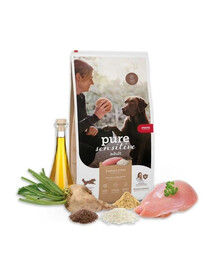 MERA Dog Pure Sensitive Adult Turkey Rice Trockenfutter mit Pute und Reis für empfindliche Hunde 4 kg