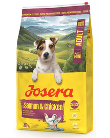 Mini Adult Salmon and Chicken 10kg bezglutenowa karma z sosem dla psów małych ras