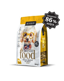 DR MALOU Gefriergetrocknetes Futter Huhn mit Kürbis für Hunde 500g