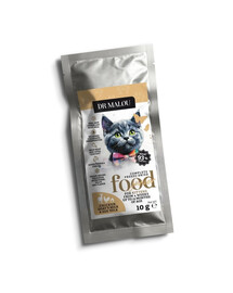 DR MALOU Kitten Gefriergetrocknete Nahrung Huhn mit Ziegenmilch und Eigelb Trockenfutter für Kätzchen 10g