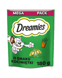 DREAMIES Snacks mit Katzenminze knusprig für Katzen 180g