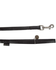 Smycz mac leather 20 mm / 1.2 m czarny