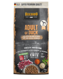 BELCANDO Adult Grain Free Duck Trockenfutter mit Ente für alle adulte Hunde getreidefrei 1 kg