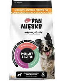 PAN MIĘSKO Mobility and Active Trockenfutter mit Schweinefleisch für adulte Hunde M 2x3 kg