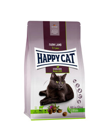 HAPPY CAT Sterilised Trockenfutter mit Lamm für kastrierte Katzen 20kg (2x10 kg)