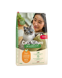 MERA Cat Nature Sensitive Chicken Trockenfutter mit Huhn für empfindliche Katzen 10 kg