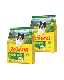 JOSERA Hypoallergenic Adult getreidefreies Futter mit Insekten für empfindliche Hunde 2x900 g