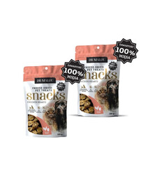 DR MALOU gefriergetrocknete Hühnerherzen Snacks für Katzen 2x150g