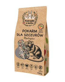 KUCHNIA SZEFA Futrzaki und Spółka Futter für Ratten 750g