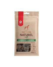 Super Premium Naturel Soft przysmak dla psa z wołowiną z oregano 100g