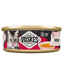 VOSKES Soup with Salmon Suppe mit Lachs für Katzen getreidefrei 50 g