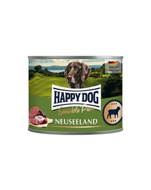 HAPPY DOG Sensible Pure Neuseeland Nassfutter Lamm für adulte Hunde 200 g