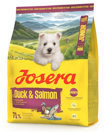 Duck and Salmon Junior Mini 900g dla prawidłowego rozwoju szczeniąt małych ras