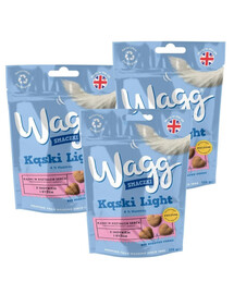 Wagg gebackene Snacks Light mit Truthahn und Reis für Hunde 3x125g