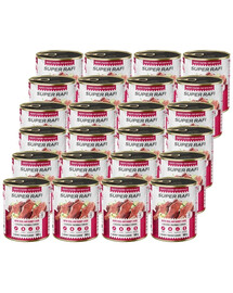 RAFI Super z cielęciną i wątróbką z królika 24x800g pasztet dla psów