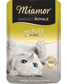 MIAMOR ragout royale Nassfutter mit Pute in Gelee 100g