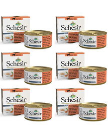 SCHESIR Fruit kurczak z papają 6x150 g