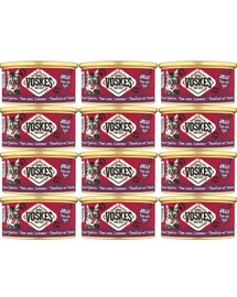 VOSKES Nassfutter mit Thunfisch und Tintenfisch in Gelee für Katzen 12x85 g