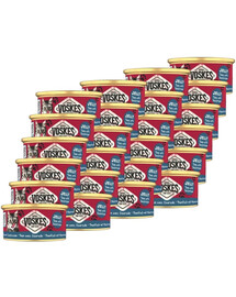 VOSKES Nassfutter mit Thunfisch und Dorade in Gelee für Katzen 24x85 g